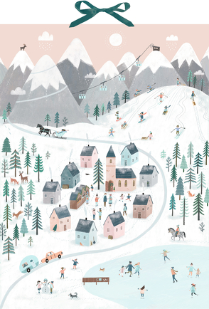 Wandkalender – Winterpanorama von Schulte,  Tina