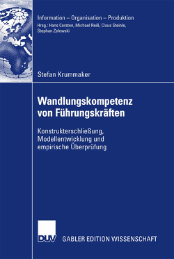 Wandlungskompetenz von Führungskräften von Krummaker,  Stefan, Steinle,  Prof. Dr. Claus