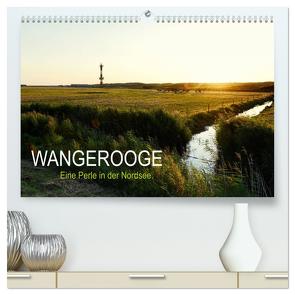 Wangerooge – Eine Perle in der Nordsee. (hochwertiger Premium Wandkalender 2024 DIN A2 quer), Kunstdruck in Hochglanz von Mitchell,  Frank