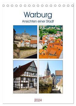 Warburg – Ansichten einer Stadt (Tischkalender 2024 DIN A5 hoch), CALVENDO Monatskalender von W. Lambrecht,  Markus