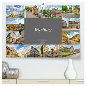 Warburg Impressionen (hochwertiger Premium Wandkalender 2024 DIN A2 quer), Kunstdruck in Hochglanz von Meutzner,  Dirk