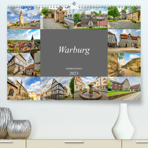 Warburg Impressionen (Premium, hochwertiger DIN A2 Wandkalender 2023, Kunstdruck in Hochglanz) von Meutzner,  Dirk