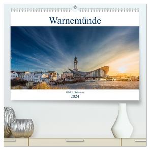 Warnemünde by Olaf Rehmert (hochwertiger Premium Wandkalender 2024 DIN A2 quer), Kunstdruck in Hochglanz von E. Rehmert,  Olaf