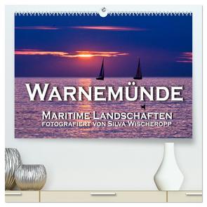 Warnemünde – Maritime Landschaften (hochwertiger Premium Wandkalender 2024 DIN A2 quer), Kunstdruck in Hochglanz von Wischeropp,  Silva