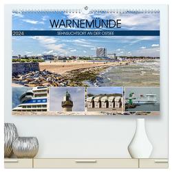 Warnemünde – Sehnsuchtsort an der Ostsee (hochwertiger Premium Wandkalender 2024 DIN A2 quer), Kunstdruck in Hochglanz von Felix,  Holger