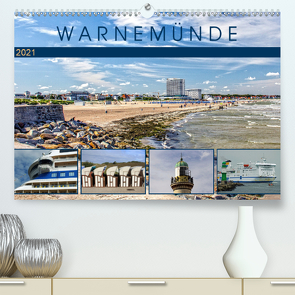 Warnemünde – Sehnsuchtsort an der Ostsee (Premium, hochwertiger DIN A2 Wandkalender 2021, Kunstdruck in Hochglanz) von Felix,  Holger