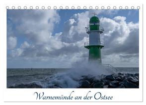 Warnemünde und seine Leuchttürme (Tischkalender 2024 DIN A5 quer), CALVENDO Monatskalender von Hickmann,  Ralf