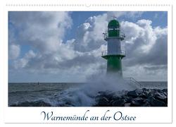 Warnemünde und seine Leuchttürme (Wandkalender 2024 DIN A2 quer), CALVENDO Monatskalender von Hickmann,  Ralf