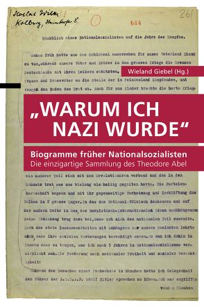 „Warum ich Nazi wurde“ von Giebel,  Wieland