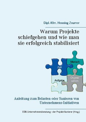 Warum Projekte schiefgehen und wie man sie erfolgreich stabilisiert von Der Projekt-Sanierer,  EOB Unternehmensberatung, Zeumer,  Henning