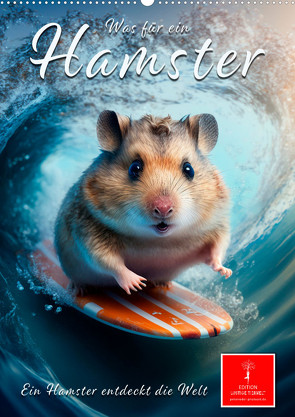 Was für ein Hamster (Wandkalender 2024 DIN A2 hoch), CALVENDO Monatskalender von Roder,  Peter