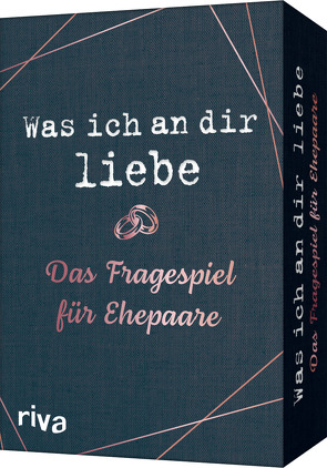 Was ich an dir liebe – Das Fragespiel für Ehepaare von Riva Verlag