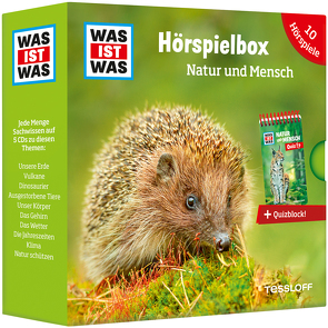 WAS IST WAS 5-CD Hörspielbox Natur und Mensch von Baur,  Dr. Manfred, Carlsson,  Anna, Falk,  Matthias, Haderer,  Kurt, Haßler,  Sebastian, Illi,  Günther, Krumbiegel,  Crock, Riedl,  Jakob