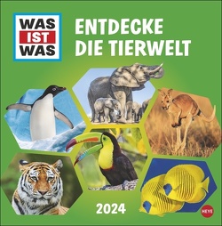 WAS IST WAS Entdecke die Tierwelt Broschurkalender 2024
