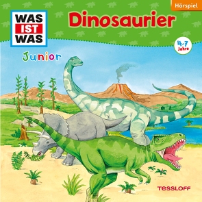 WAS IST WAS Junior Hörspiel. Dinosaurier von Habersack,  Charlotte, Lehmann-Horn,  Markus, Vohwinkel,  Astrid, Walther,  Maximilian, Wilhelmi,  Friederike