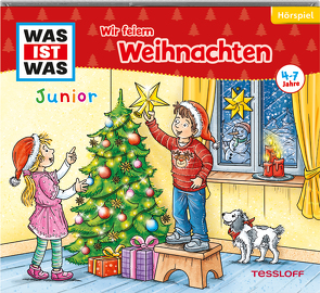 WAS IST WAS Junior Hörspiel Wir feiern Weihnachten von Bertling,  Simon, Boon,  Charlotte, Breitfeld,  Eleni, Döring,  Jörg, Geithner,  Maxi, Götz,  Gustav, Götz,  Juliana, Grothum,  Brigitte, Hagitte,  Christian, Hertel,  Nicolas, Kabst,  Simone, Kaufmane,  Sebastian, Schmidtke,  Lars, Schreuder,  Benjamin, Stowasser,  Miriam, Wascher,  Svantje, Wassermann,  Finn