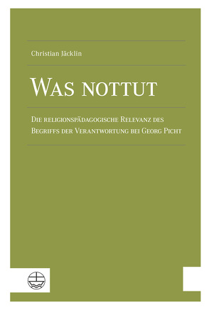 Was nottut von Jäcklin,  Christian