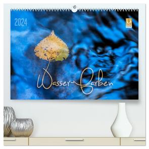 Wasser-Farben (hochwertiger Premium Wandkalender 2024 DIN A2 quer), Kunstdruck in Hochglanz von Odermatt,  Heike