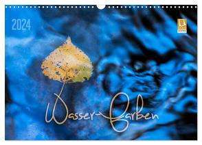 Wasser-Farben (Wandkalender 2024 DIN A3 quer), CALVENDO Monatskalender von Odermatt,  Heike