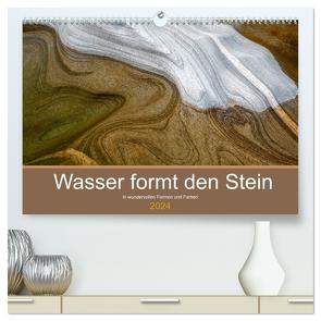 Wasser formt den Stein (hochwertiger Premium Wandkalender 2024 DIN A2 quer), Kunstdruck in Hochglanz von Gerhardt Photography,  Jana