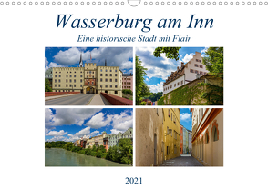 Wasserburg am Inn (Wandkalender 2021 DIN A3 quer) von Di Chito,  Ursula