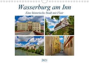 Wasserburg am Inn (Wandkalender 2021 DIN A4 quer) von Di Chito,  Ursula