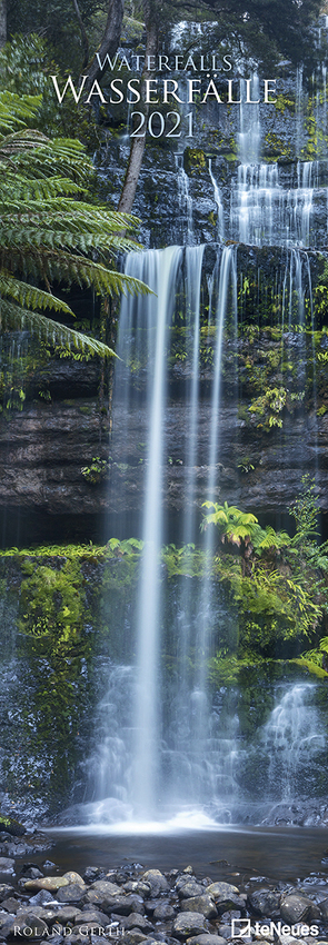 Wasserfälle 2021 – Foto-Kalender – King-Size – 34×98 – Waterfalls – Natur von Gerth,  Roland