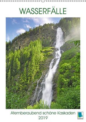 Wasserfälle: Atemberaubend schöne Kaskaden (Wandkalender 2019 DIN A2 hoch) von CALVENDO