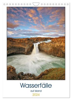 Wasserfälle auf Island (Wandkalender 2024 DIN A4 hoch), CALVENDO Monatskalender von Grosskopf,  Rainer