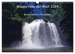 Wasserfälle der Welt 2024 (Wandkalender 2024 DIN A3 quer), CALVENDO Monatskalender von Schultes,  Michael