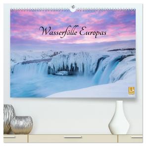 Wasserfälle Europas (hochwertiger Premium Wandkalender 2024 DIN A2 quer), Kunstdruck in Hochglanz von van Hauten,  Markus