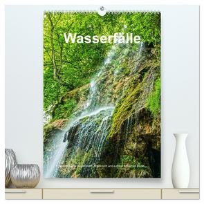 Wasserfälle in Deutschland, Frankreich und auf den Britischen Inseln (hochwertiger Premium Wandkalender 2024 DIN A2 hoch), Kunstdruck in Hochglanz von Bangert,  Mark
