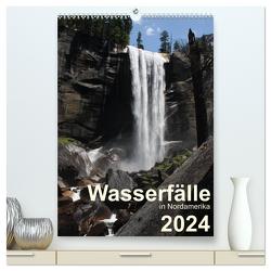Wasserfälle in Nordamerika 2024 (hochwertiger Premium Wandkalender 2024 DIN A2 hoch), Kunstdruck in Hochglanz von Zimmermann,  Frank