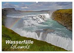 Wasserfälle Islands (Wandkalender 2024 DIN A2 quer), CALVENDO Monatskalender von Uppena,  Leon