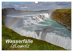 Wasserfälle Islands (Wandkalender 2024 DIN A3 quer), CALVENDO Monatskalender von Uppena,  Leon
