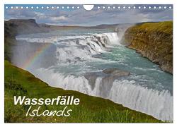 Wasserfälle Islands (Wandkalender 2024 DIN A4 quer), CALVENDO Monatskalender von Uppena,  Leon