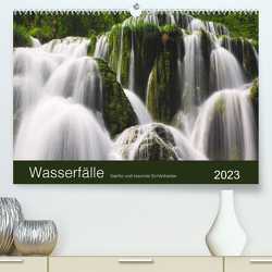 WASSERFÄLLE – Sanfte und tosende Schönheiten (Premium, hochwertiger DIN A2 Wandkalender 2023, Kunstdruck in Hochglanz) von Koch,  Lucyna