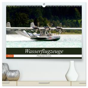 Wasserflugzeuge – Fliegende Exoten (hochwertiger Premium Wandkalender 2024 DIN A2 quer), Kunstdruck in Hochglanz von R Bogner,  J