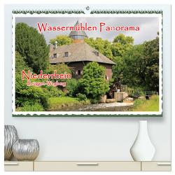 Wassermühlen Panorama Niederrhein Brüggen-Wegberg (hochwertiger Premium Wandkalender 2024 DIN A2 quer), Kunstdruck in Hochglanz von Jäger- mitifoto,  Michael