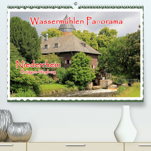 Wassermühlen Panorama Niederrhein Brüggen-Wegberg (Premium, hochwertiger DIN A2 Wandkalender 2023, Kunstdruck in Hochglanz) von Jaeger,  Michael, mitifoto