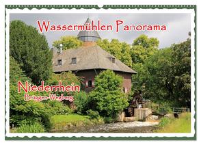 Wassermühlen Panorama Niederrhein Brüggen-Wegberg (Wandkalender 2024 DIN A2 quer), CALVENDO Monatskalender von Jäger- mitifoto,  Michael