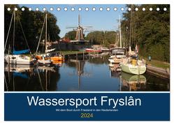 Wassersport Fryslân (Tischkalender 2024 DIN A5 quer), CALVENDO Monatskalender von Carina-Fotografie,  Carina-Fotografie