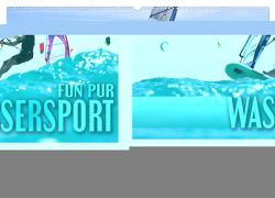 Wassersport – Fun pur (Wandkalender 2024 DIN A2 quer), CALVENDO Monatskalender von Utz,  Renate