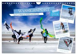 Wassersport – Spaß am Meer bei Wind und Wellen (Wandkalender 2024 DIN A4 quer), CALVENDO Monatskalender von Falke,  Manuela