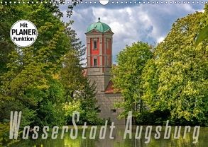 WasserStadt Augsburg (Wandkalender 2018 DIN A3 quer) von Schleibinger www.js-reisefotografie.de,  Judith