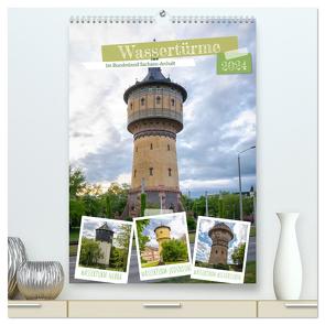 Wassertürme (hochwertiger Premium Wandkalender 2024 DIN A2 hoch), Kunstdruck in Hochglanz von Gierok-Latniak ; Magic Artist Design,  Steffen