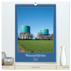 Wassertürme im Ruhrgebiet (hochwertiger Premium Wandkalender 2024 DIN A2 hoch), Kunstdruck in Hochglanz von Hermann,  Bernd