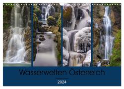 Wasserwelten Österreich (Wandkalender 2024 DIN A3 quer), CALVENDO Monatskalender von Haupt,  Gerhard