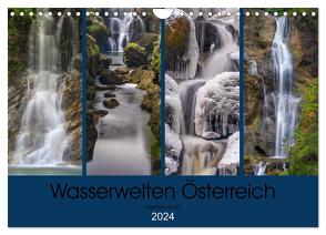 Wasserwelten Österreich (Wandkalender 2024 DIN A4 quer), CALVENDO Monatskalender von Haupt,  Gerhard