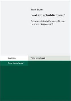 „wat ich schuldich war“ von Sturm,  Beate